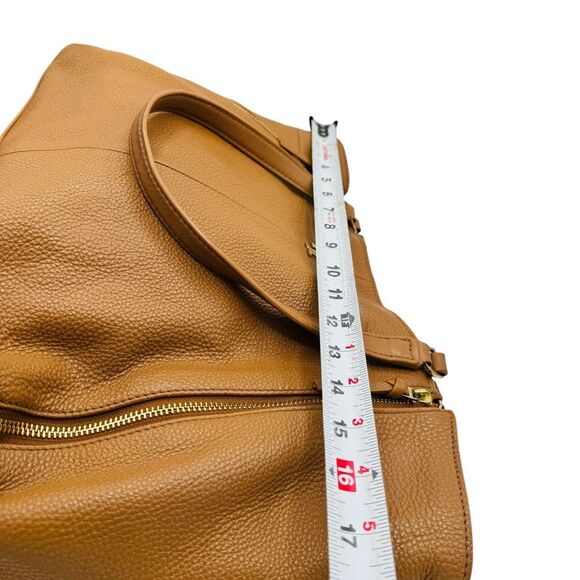 Tory Burch ivy tote bag brown leather large purse - Picture 5 of 10